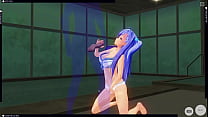 Blue Hair Girl Love Her Soap Plays - Custom Maid 3D 2