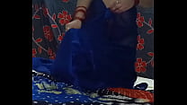 Beautiful Indian girl maturbate in saree with dildo