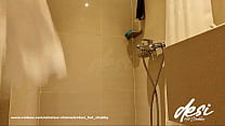 desi indian top model Alia Advani from punjab taking shower